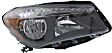 2014-2019 Mercedes Benz CLA250 - Driver and Passenger Side Headlights, with Bulbs, Halogen, For Models without HID Option, CAPA Certified