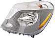 Driver and Passenger Side Halogen Headlight, With bulb(s), OE Replacement