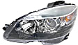 2010 Mercedes Benz C300 - Driver and Passenger Side Halogen Headlight, With bulb(s), For Models Without Special Edition Package (Code P37) and Sportline Package (Code 952), OE Replacement