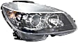 2010 Mercedes Benz C300 - Driver and Passenger Side Halogen Headlight, With bulb(s), For Models Without Special Edition Package (Code P37) and Sportline Package (Code 952), OE Replacement