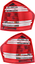 Driver and Passenger Side Halogen Tail Light, With bulb(s), OE Replacement, Sport Utility