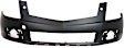 Front, Upper and Lower Upper - Primed, Lower - Textured Bumper Cover