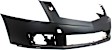 Front, Upper and Lower Upper - Primed, Lower - Textured Bumper Cover