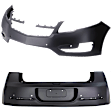 Front and Rear Primed Bumper Cover CAPA Certified