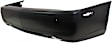 Sedan Front and Rear Primed Bumper Cover