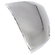 Front, Driver and Passenger Side Bumper End, Chrome Plastic