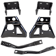 Front, Driver and Passenger Side, Inner and Outer Bumper Bracket