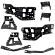 Front, Driver and Passenger Side, Inner and Outer Bumper Bracket