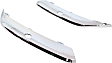 2007 Chrysler 300 - Front, Driver and Passenger Side Bumper Trim, For Models With Headlight Washer Hole, Chrome