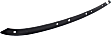 Front, Driver and Passenger Side Bumper Trims, Black