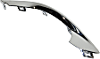 Front, Driver and Passenger Side, Outer Bumper Trims, Chrome