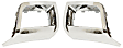 Front, Driver and Passenger Side Fog Light Trims, Chrome