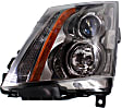 2008-2015 Cadillac CTS - Driver and Passenger Side Halogen Headlight, With bulb(s), OE Replacement
