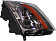 2008-2015 Cadillac CTS - Driver and Passenger Side Halogen Headlight, With bulb(s), OE Replacement