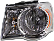 2007 Chrysler Aspen - Driver and Passenger Side Halogen Headlight, With bulb(s), OE Replacement