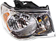 2007 Chrysler Aspen - Driver and Passenger Side Halogen Headlight, With bulb(s), OE Replacement