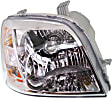 Driver and Passenger Side Headlights, with Bulbs, Halogen, Sedan, LS/LT Models
