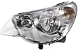 2007 Chrysler Sebring - Driver and Passenger Side Halogen Headlight, With bulb(s),  Type 1, OE Replacement, Sedan