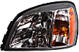 Driver and Passenger Side Halogen Headlight, With bulb(s), OE Replacement