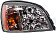 Driver and Passenger Side Halogen Headlight, With bulb(s), OE Replacement
