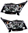 2012 Chevrolet Cruze - Driver and Passenger Side Halogen Headlight, With bulb(s), OE Replacement, CAPA Certified