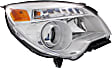 Driver and Passenger Side Headlights, with Bulbs, Halogen, Projector Type, CAPA Certified
