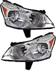 2011 Chevrolet Traverse - Driver and Passenger Side Halogen Headlight, With bulb(s), OE Replacement, Sport Utility