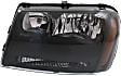 2006 Chevrolet Trailblazer - Driver and Passenger Side Halogen Headlight, With bulb(s),  without Full Width Grille Bar, OE Replacement, Sport Utility