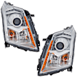 Driver and Passenger Side Halogen Headlight, With bulb(s),  Except Models with HID Headlight, OE Replacement, Sport Utility, CAPA Certified