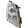 Driver and Passenger Side Halogen Headlight, With bulb(s),  Except Models with HID Headlight, OE Replacement, Sport Utility, CAPA Certified