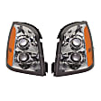 Driver and Passenger Side Halogen Headlight, With bulb(s), OE Replacement, CAPA Certified