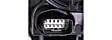 Driver and Passenger Side Headlights, with Bulbs, Halogen, with black bezel