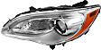 Driver and Passenger Side Halogen Headlights, With Bulbs, CAPA CERTIFIED