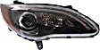 Driver and Passenger Side Halogen Headlights, with Bulbs, Convertible/Sedan, with chrome insert