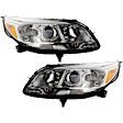 2015 Chevrolet Malibu - Driver and Passenger Side Halogen Headlight, With bulb(s), OE Replacement