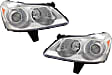 2011 Chevrolet Traverse LTZ 6 Cyl 3.6L - Driver and Passenger Side Halogen Headlight, With bulb(s), OE Replacement, Sport Utility