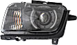 2010-2015 Chevrolet Camaro - Driver and Passenger Side Headlights, with Bulbs, HID/Xenon, with HID Bulbs and ballast, Convertible/Coupe, For Models without Leveling System, CAPA Certified