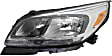 Driver and Passenger Side Headlights, with Bulbs, Halogen, without projector lamp, CAPA Certified