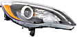 Driver and Passenger Side Headlights, with Bulbs, Halogen, Convertible/Sedan, without insert