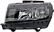 Driver and Passenger Side Headlights, with Bulbs, Halogen, Coupe, CAPA Certified