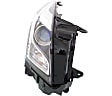 Driver and Passenger Side Headlights, with Bulbs, Halogen, Coupe/Sedan, For Models without Leveling System and Signature Light