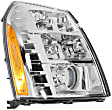 Driver and Passenger Side HID/Xenon Headlight, With bulb(s), OE Replacement