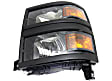 Driver and Passenger Side Halogen Headlight, With bulb(s), OE Replacement