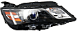 Driver and Passenger Side Halogen Headlight, With bulb(s), OE Replacement
