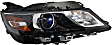 Driver and Passenger Side Headlights, with Bulbs, Halogen, 1st Design