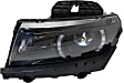 2015 Chevrolet Camaro - Driver and Passenger Side HID/Xenon Headlight, With bulb(s),  For Models With RS Package, Without Auto Leveling System, OE Replacement, Convertible