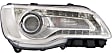 Driver and Passenger Side Halogen Headlight, With bulb(s), OE Replacement