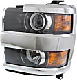 2015-2019 Chevrolet Silverado 2500 HD - Driver and Passenger Side Halogen Headlight, With bulb(s), OE Replacement,, CAPA Certified