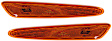 Front, Driver and Passenger Side Side Marker With bulb(s)