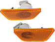 Front, Driver and Passenger Side Side Marker With bulb(s)